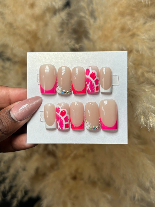 Kaws I Love It Nails