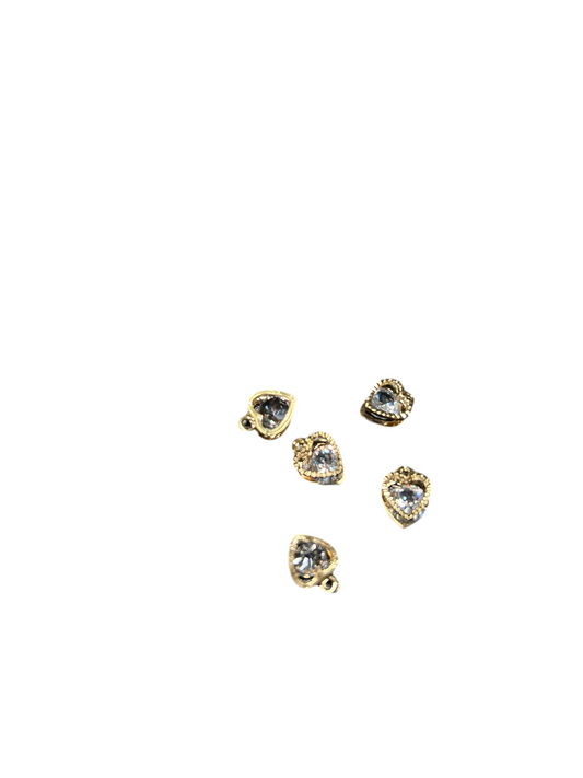 GOLD HEART CHARMS